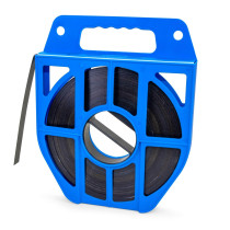 200' x .020" Steel Strapping in Plastic Self-Dispensed Case